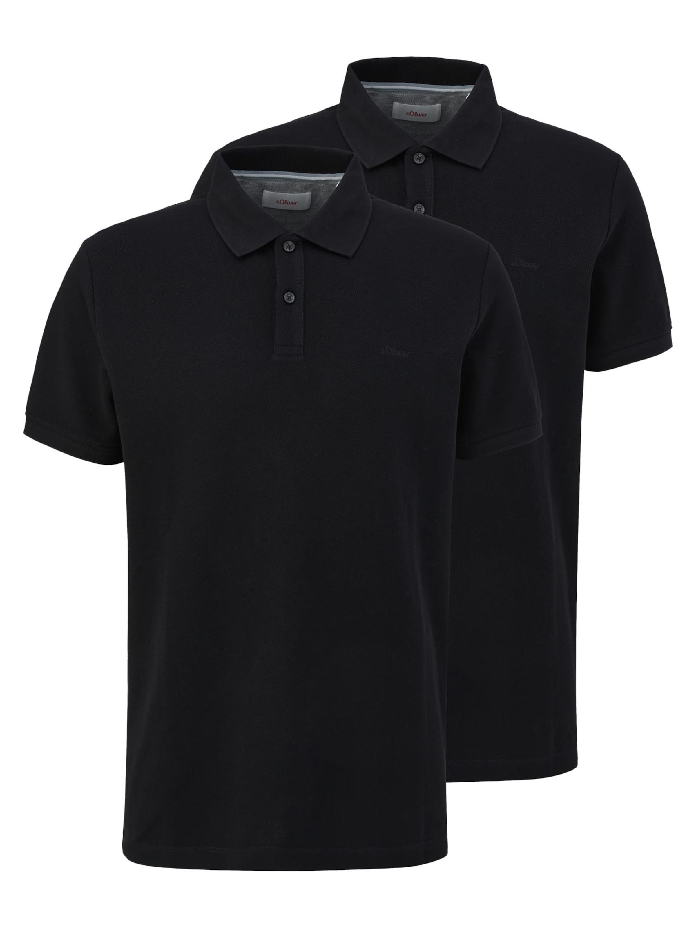 s.Oliver Shirt 'Basic' in Black: front
