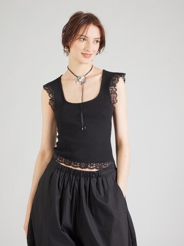 ABOUT YOU - Top 'Camille' en negro: frente