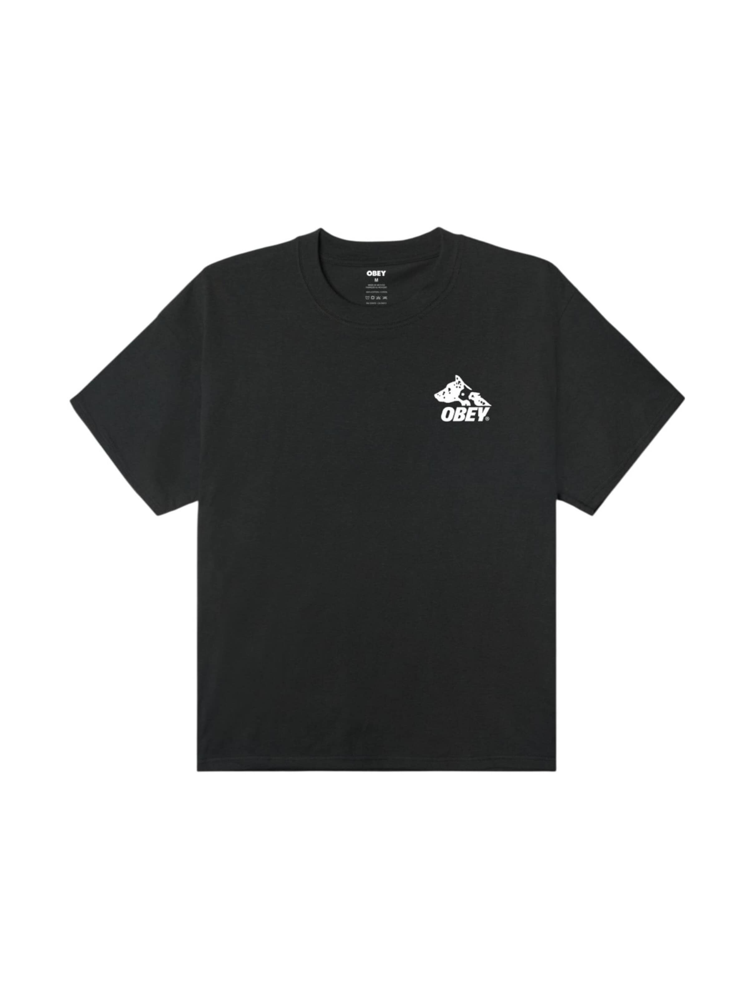 Obey Shirt in Zwart: voorkant