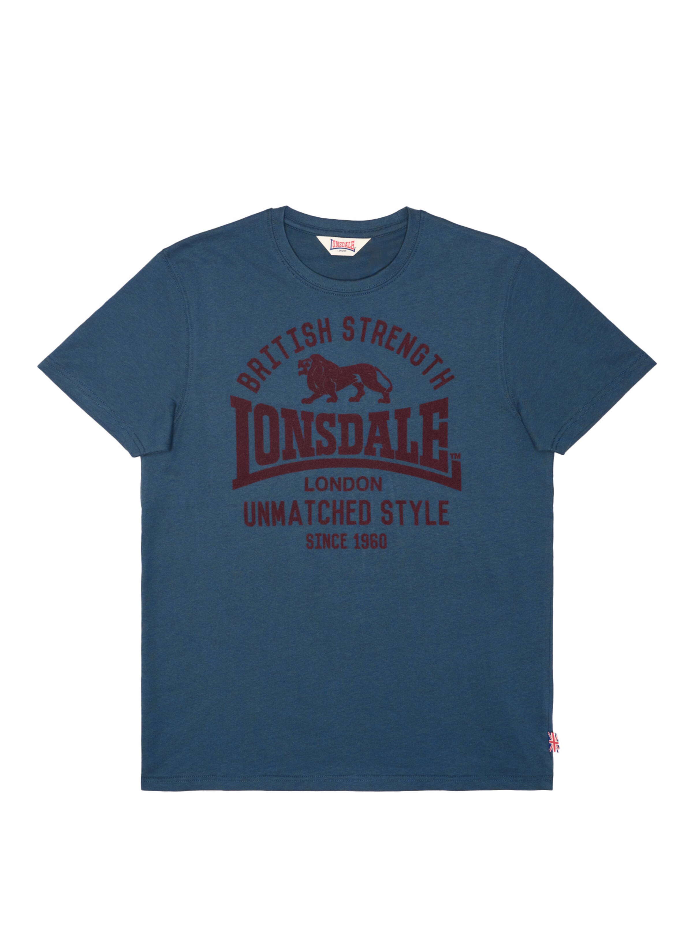 T-Shirt 'Hudswell' LONSDALE en bleu : devant