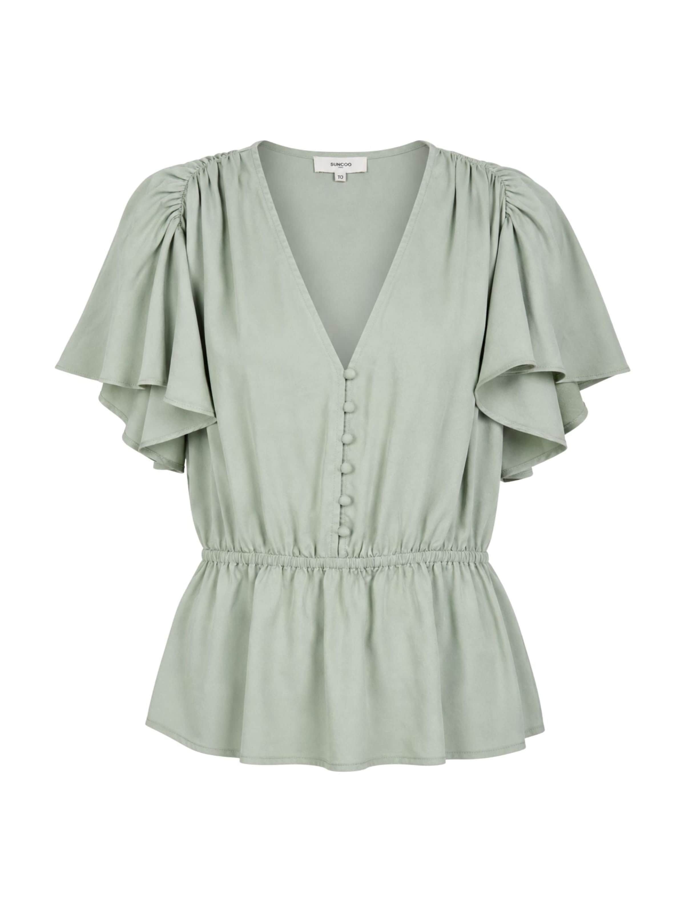 Suncoo Bluse 'SUNCOO LUCKY BLUSA BLUSA'‌‌‌‌ in Grün: Vorderseite