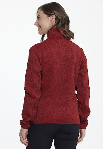 Gipfelglück Athletic Fleece Jacket 'Ilona' in Red