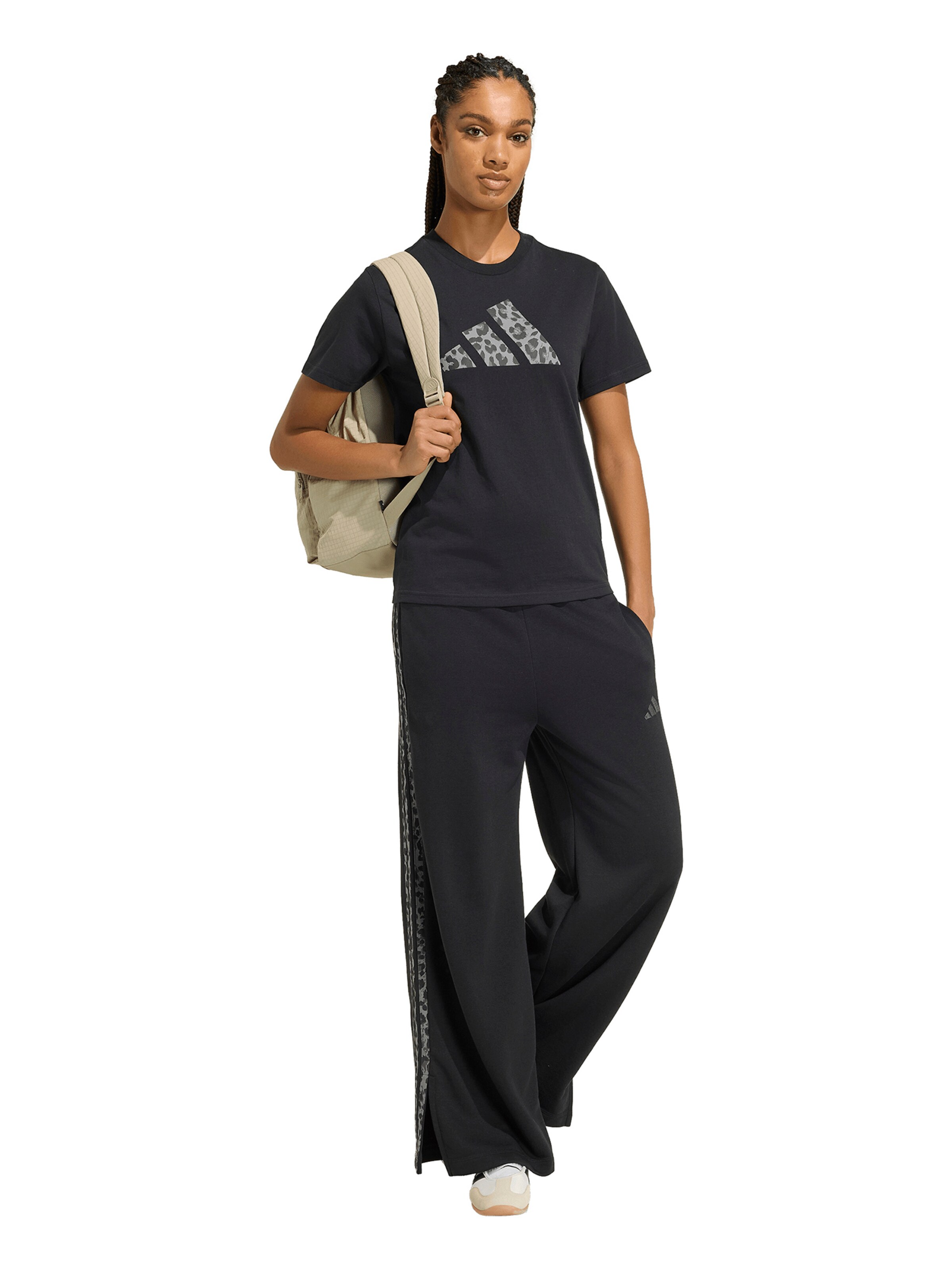 ADIDAS SPORTSWEAR Funkční tričko – černá