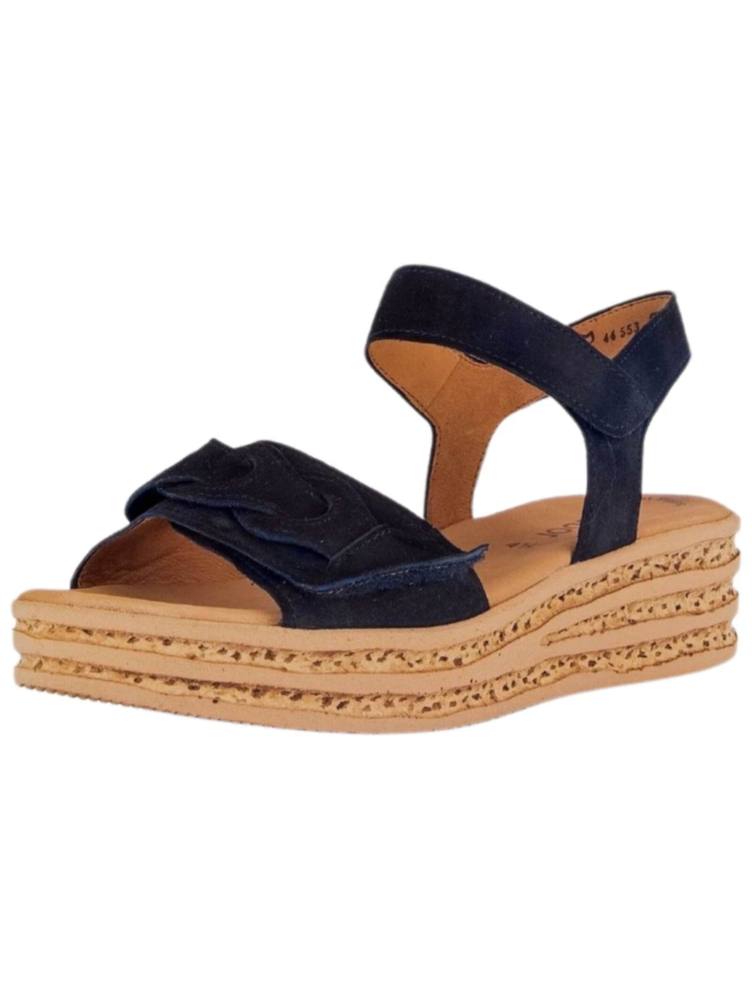 Sandalo di GABOR in blu: frontale