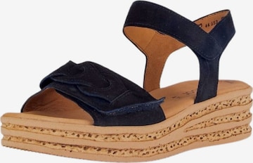 GABOR Sandale in Blau: Vorderseite