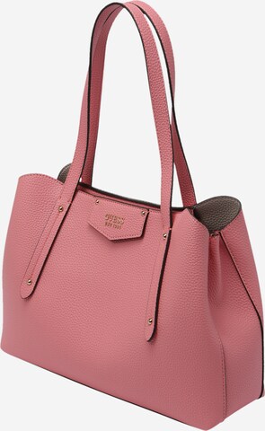 Cabas 'BRENTON' GUESS en rose : devant