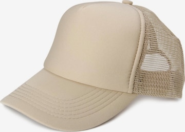 styleBREAKER Cap '5-Panel Mesh Cap' in Grün: Vorderseite