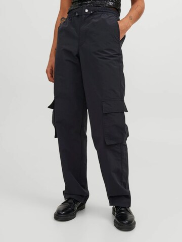 JJXX Regular Pants in Black: front