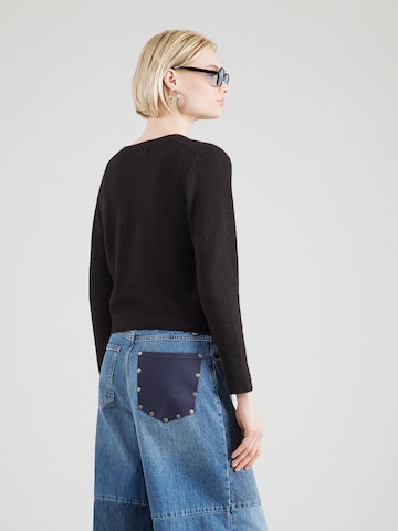 VERO MODA Knit Cardigan 'VMFIONA' in Black