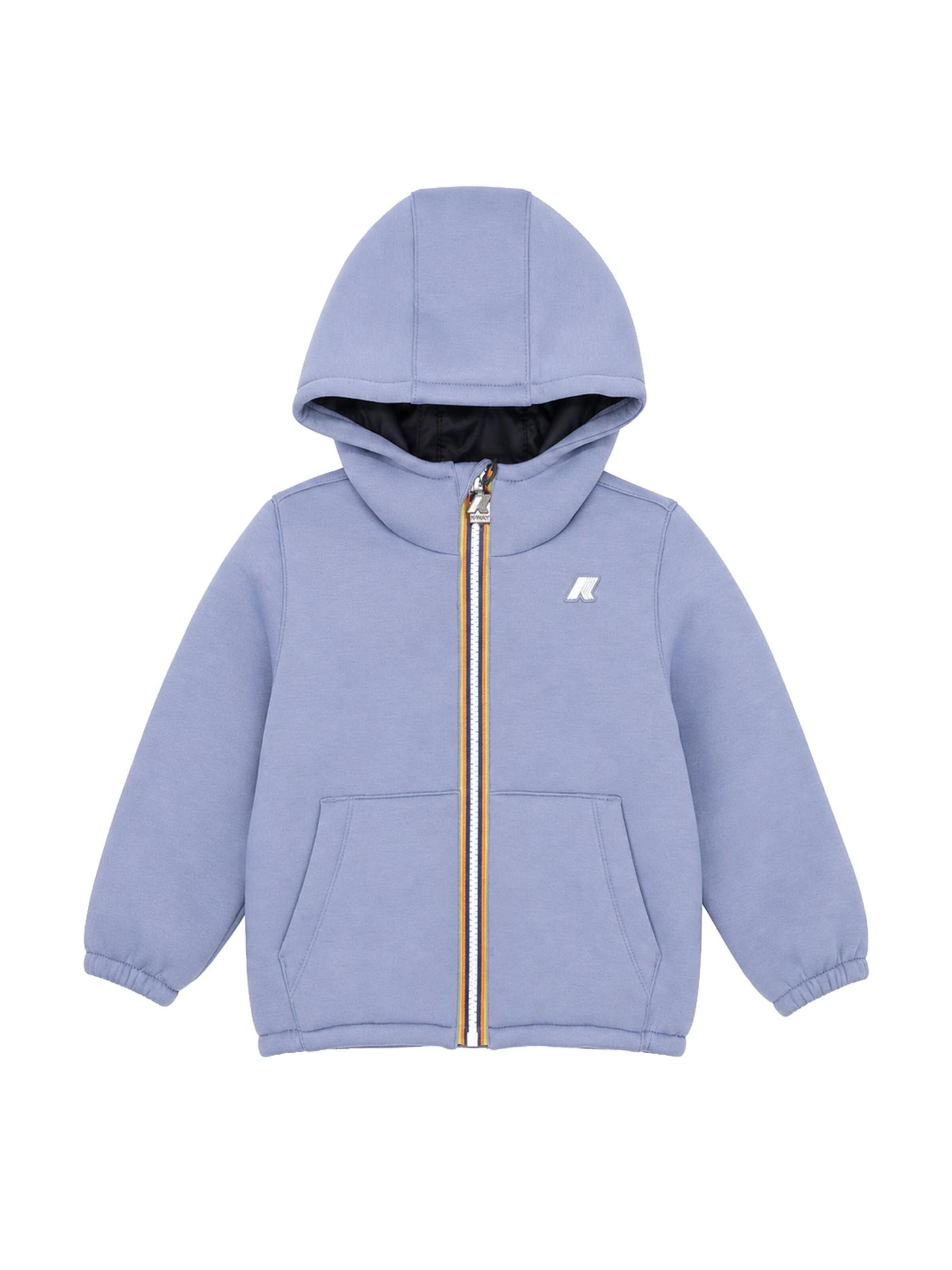 K-Way Zimní bunda 'K-WAY KIDS P.JACK SPACER NYLON DOUBLE GIUBBINO' – modrá: přední strana