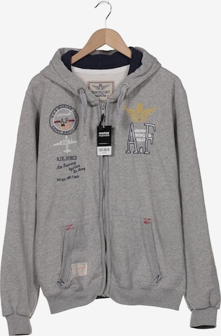 Geographical Norway Sweatshirt & Zip-Up Hoodie in XXL in Grey: front