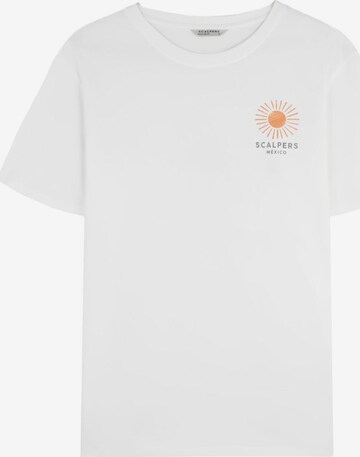 Scalpers Shirt 'Desert' in Weiß: predná strana
