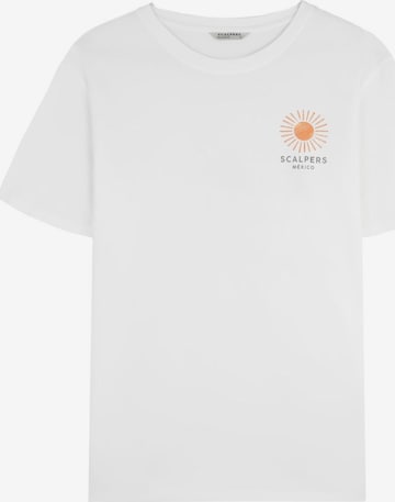 Scalpers T-shirt 'Desert' i vit: framsida