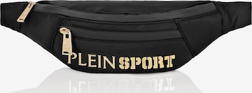 Plein Sport - Bolsa de cintura 'Fanny' em preto: frente