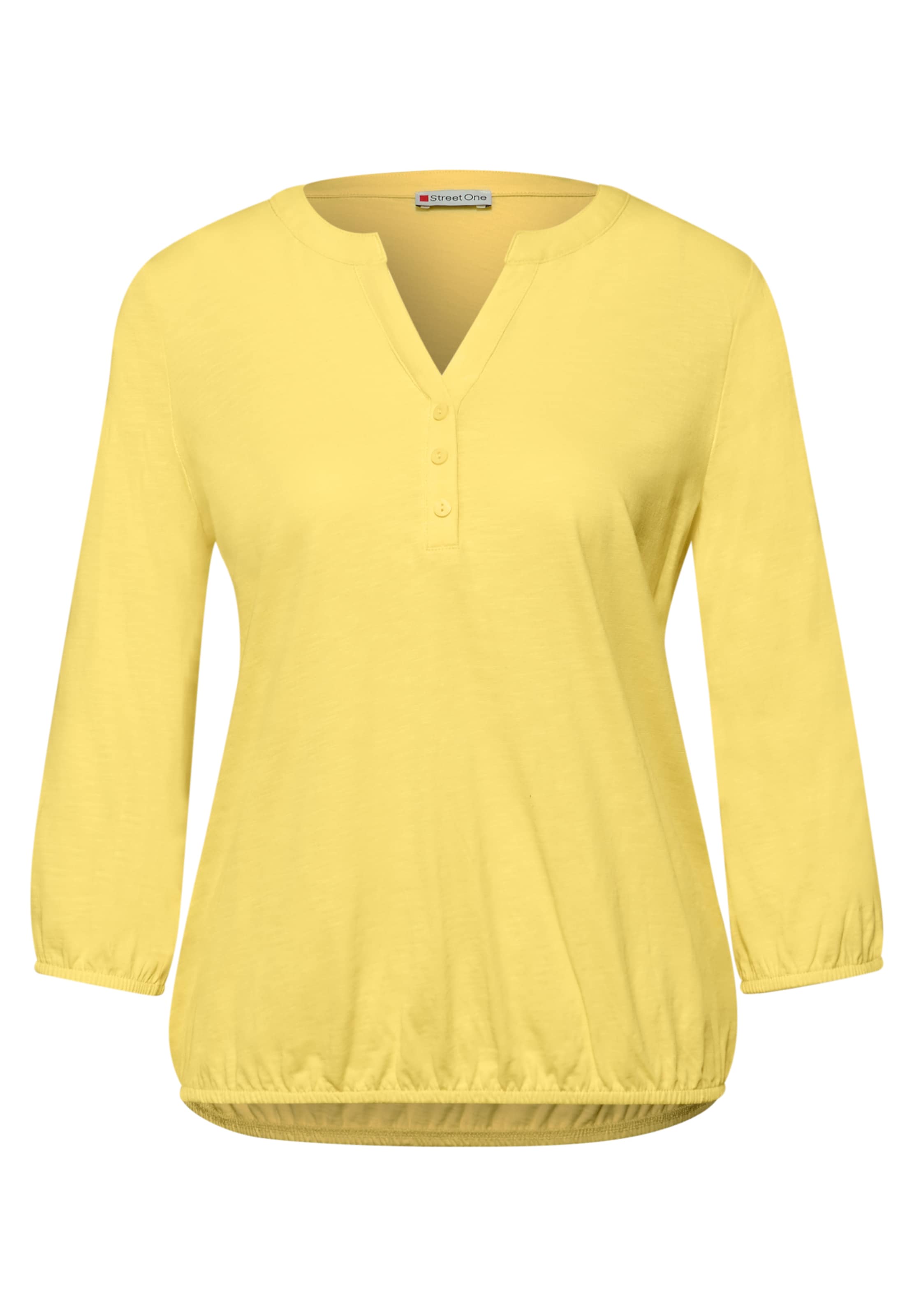 STREET ONE Shirt in Yellow: front