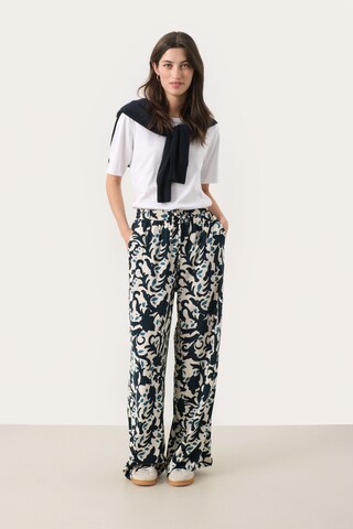 Part Two Wide leg Broek 'Tine' in Beige