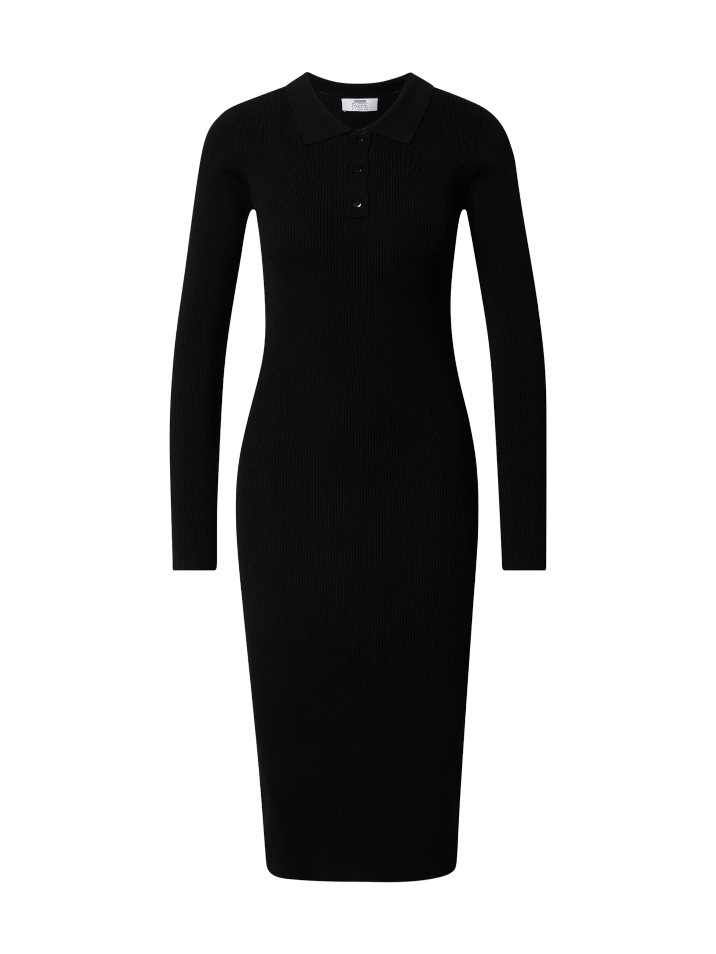 RÆRE by Lorena Rae Šaty 'Guya' – černá: přední strana