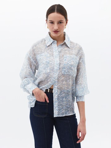 OXXO Bluse in Blau: Vorderseite