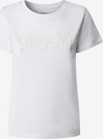 Pepe Jeans Shirt 'Benina' in Wit: voorkant