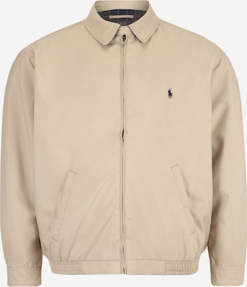 Polo Ralph Lauren Big & Tall Between-Season Jacket in Beige: front