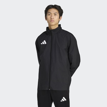 ADIDAS PERFORMANCE Athletic Jacket in Black: front