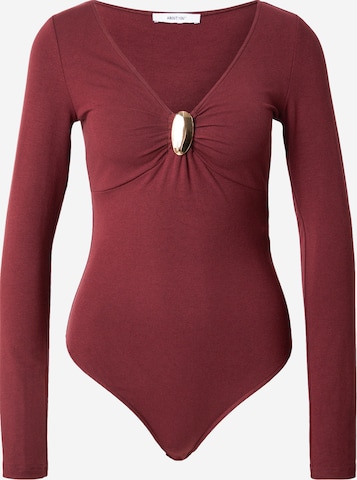 raudona ABOUT YOU Marškinėliai-glaustinukė 'Edina': priekis