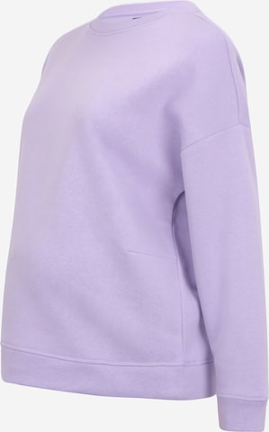 Pieces Maternity Sweatshirt 'CHILLI' in Purple: front