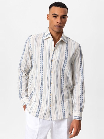 Antioch Regular Fit Hemd in Blau: Vorderseite