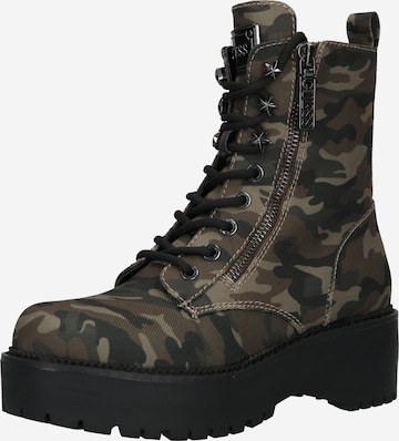 Bottines à lacets 'Tayte' GUESS en mélange de couleurs : devant