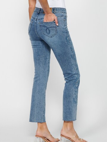 KOROSHI Regular Jeans in Blau