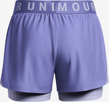 UNDER ARMOUR Regularen Športne hlače 'Play Up' | vijolična barva