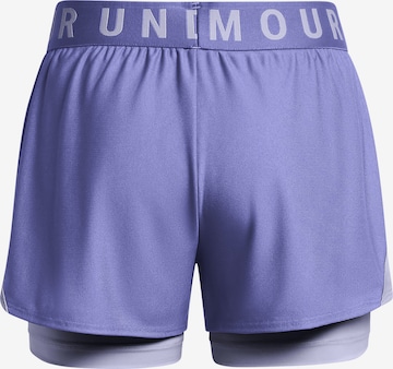 UNDER ARMOUR Regular Sporthose 'Play Up' in Lila
