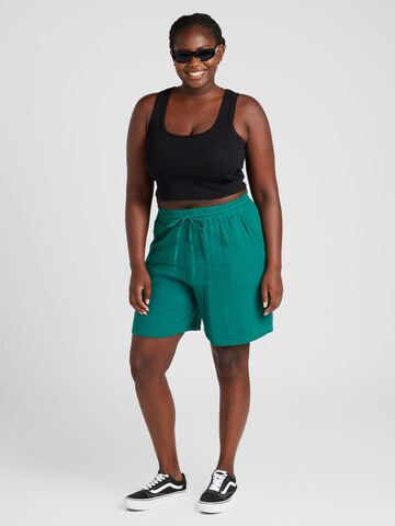 ONLY Carmakoma Loosefit Broek 'Thyra' in Groen