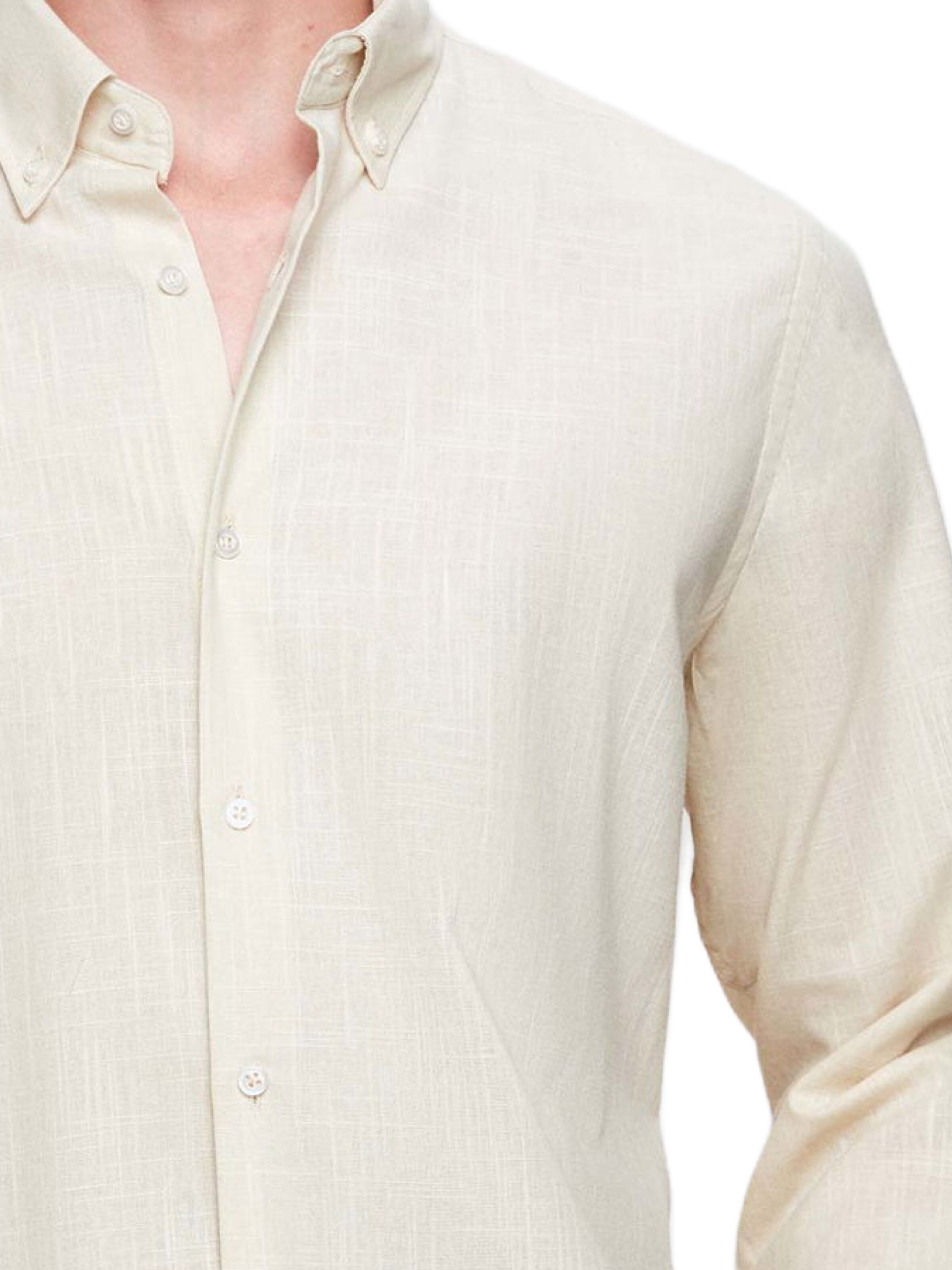 D’S Damat Regular fit Button Up Shirt in Beige