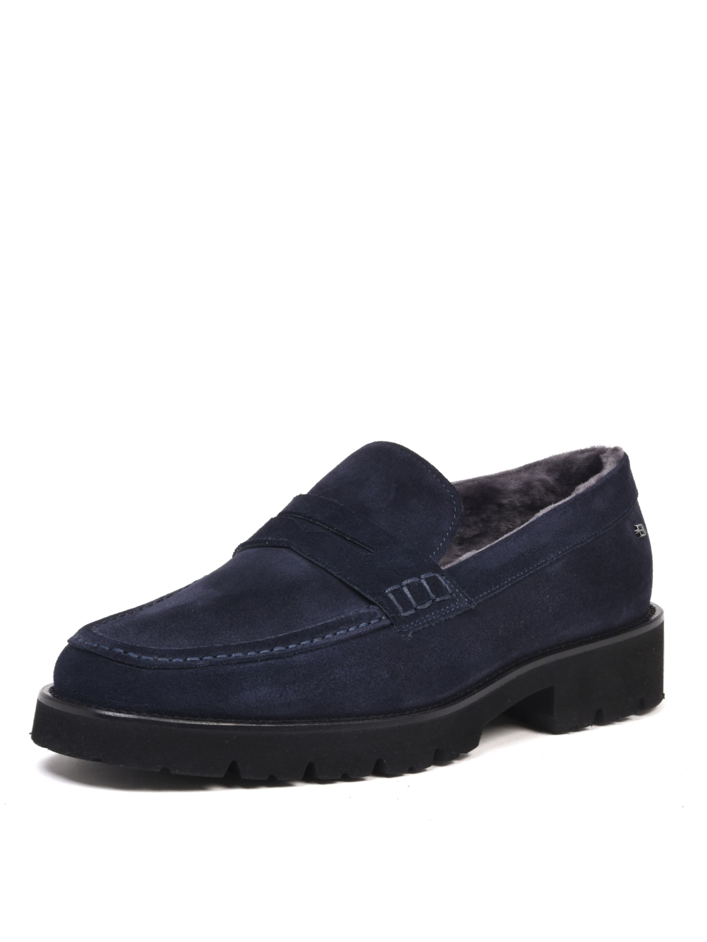 BALDININI Mocassins in Blauw: voorkant