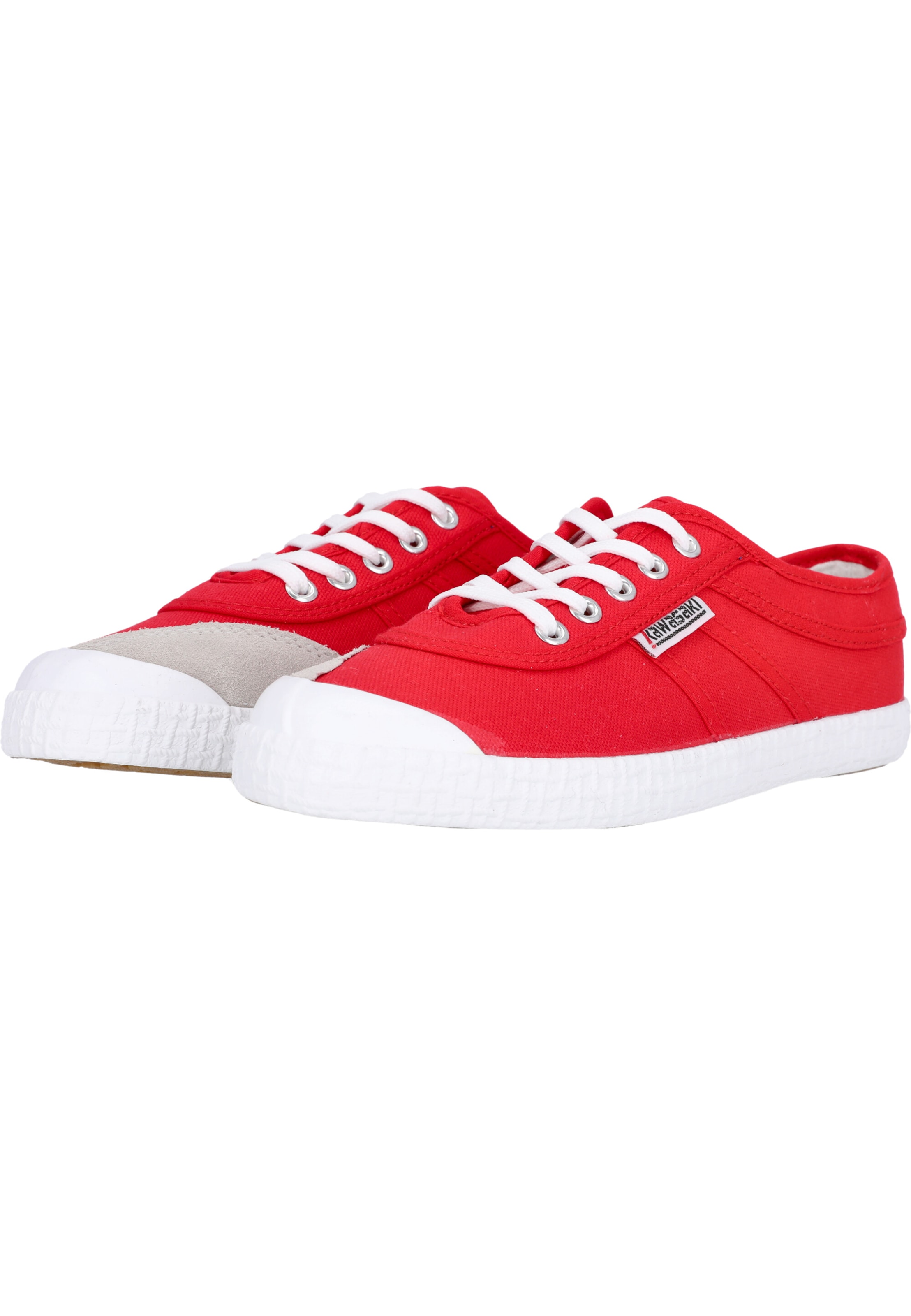 KAWASAKI Sneakers laag 'Original Canvas' in Rood
