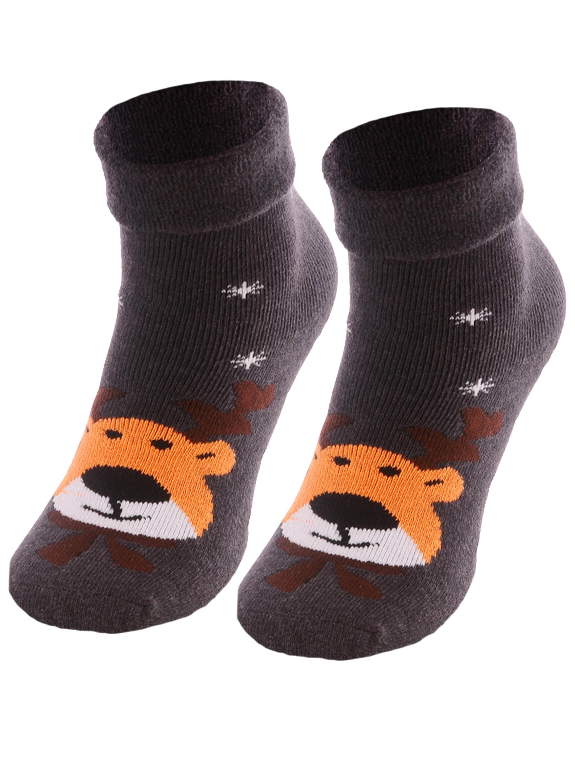 La Bortini Socken‌‌‌ in Grau: Vorderseite