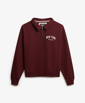 Sweat-shirt 'Essentials' Superdry en rouge