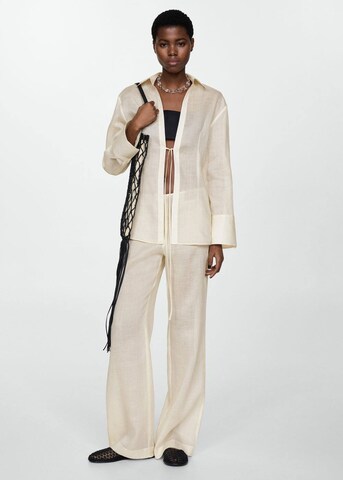 Chemisier 'Manu' MANGO en beige