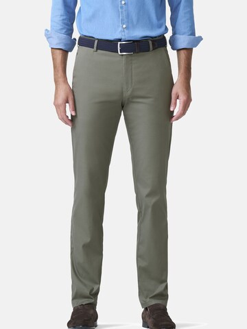 MEYER Regular Hose 'Bonn' in Grün: Vorderseite