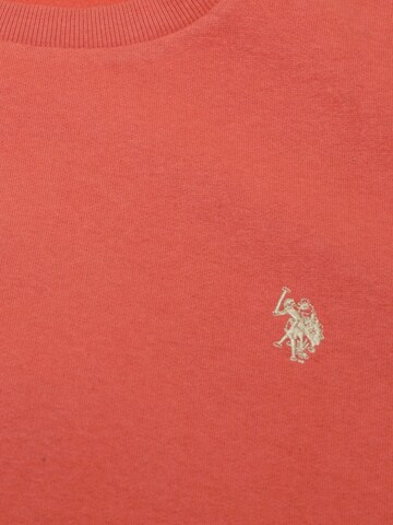 Felpa di U.S. POLO ASSN. in arancione