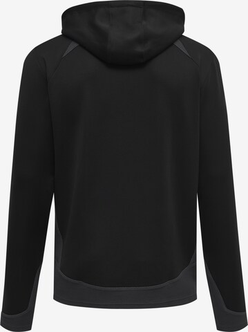 Hummel Athletic Zip-Up Hoodie in Black