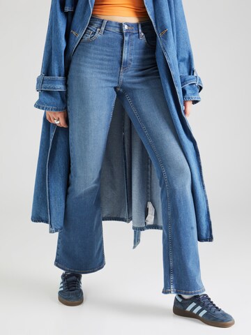 évasé Jean 'Jamie' TOPSHOP en bleu : devant