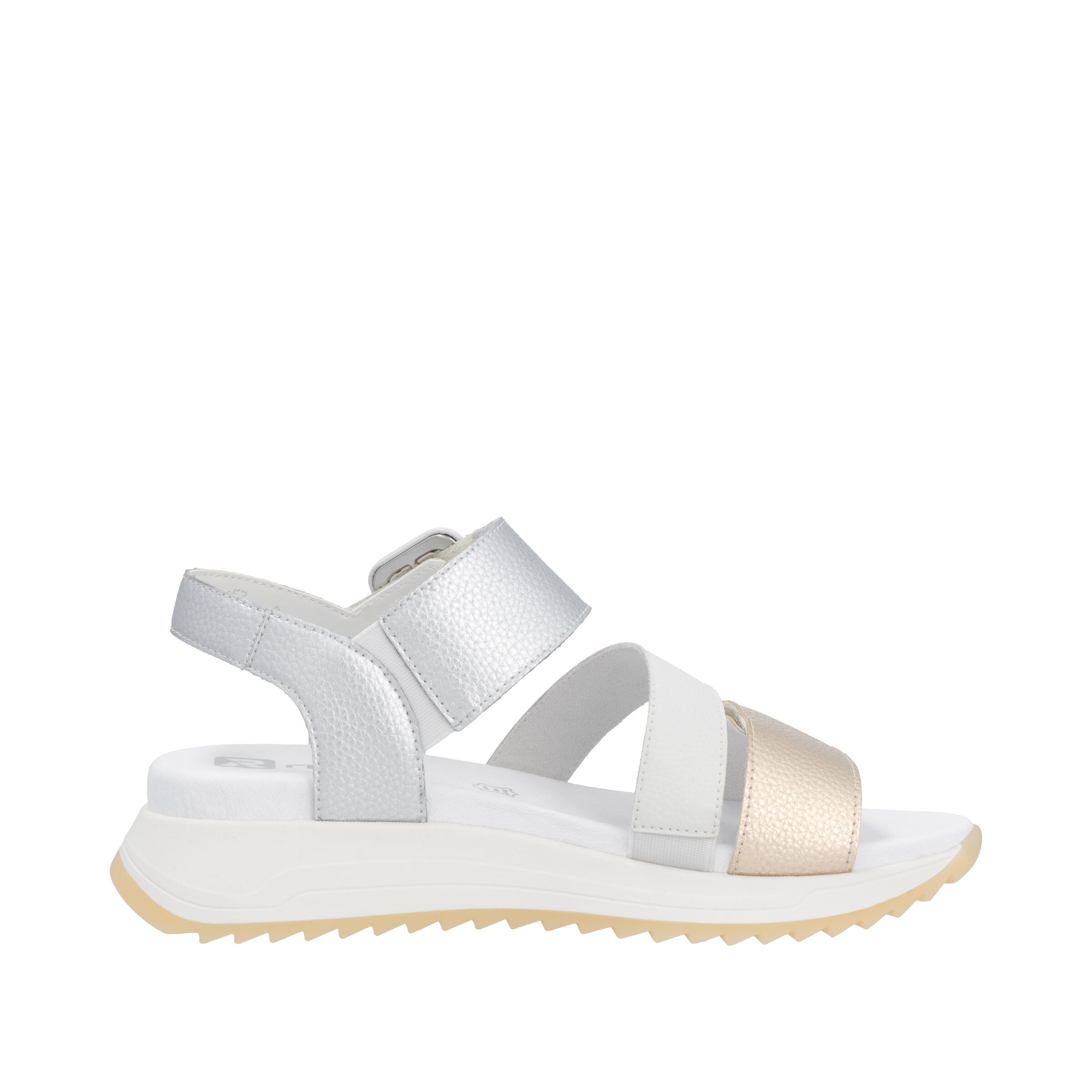 Rieker Sport Sandalen met riem in Wit