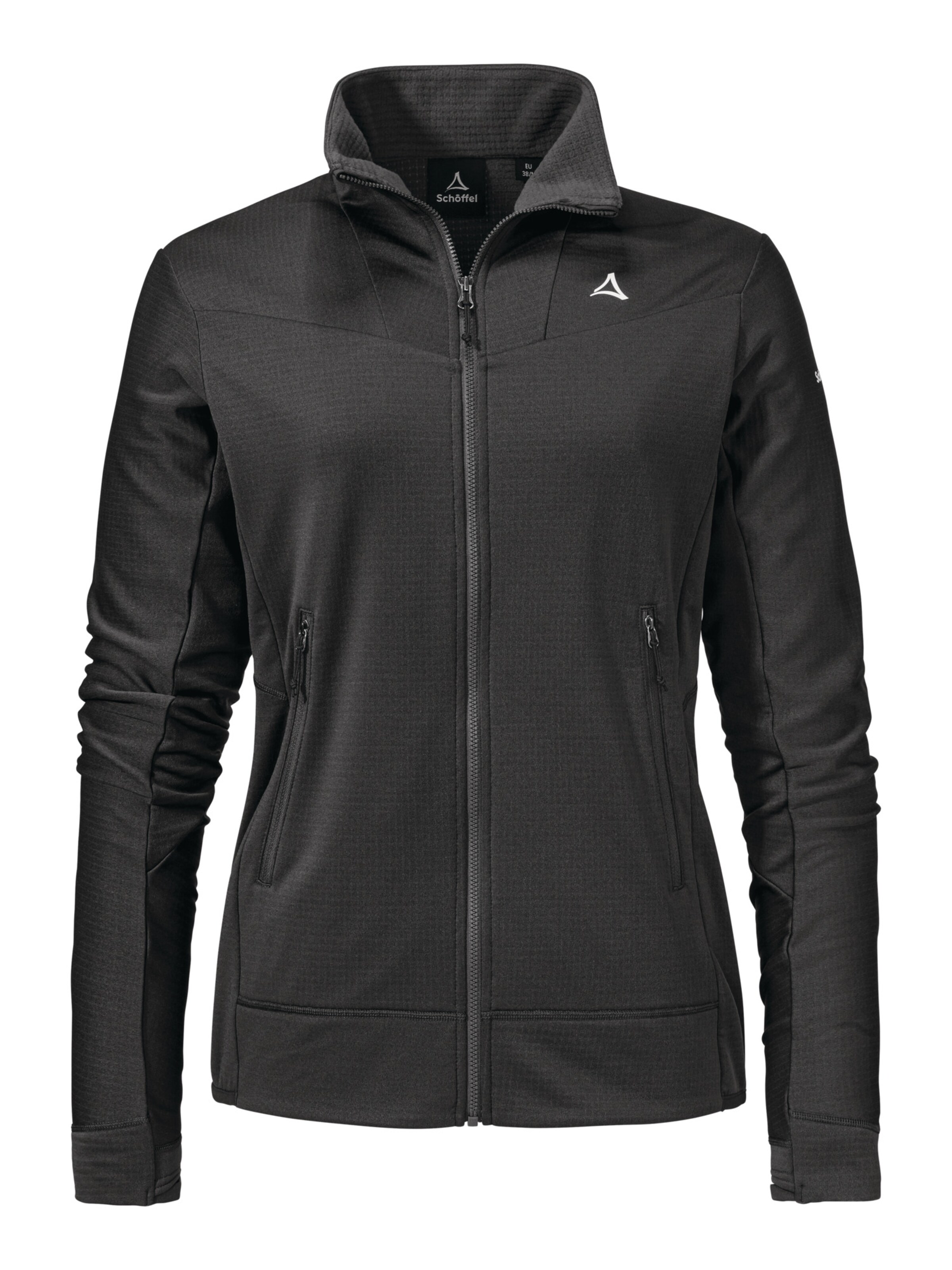 Veste en polaire fonctionnelle 'Blaueis' Schöffel en noir : devant