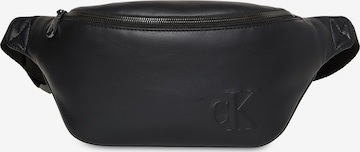 Calvin KleinPojasna torbica - crna boja: prednji dio