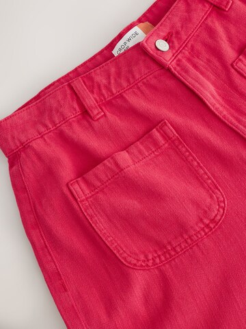 Wide Leg Jean Next en rouge