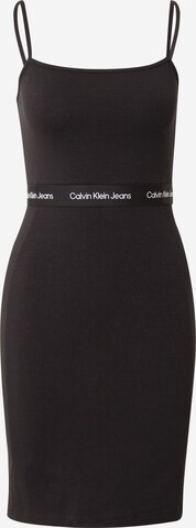 Calvin Klein Jeans Jurk in Zwart: voorkant