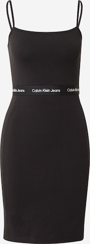 Calvin Klein Jeans Summer Dress in Black: front