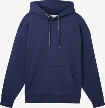 TOM TAILOR DENIM Sweatshirt in Blauw: voorkant